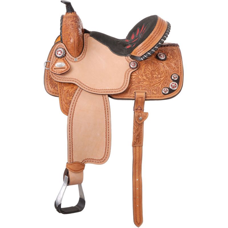 Silver Royal Fayette Barrel Saddle