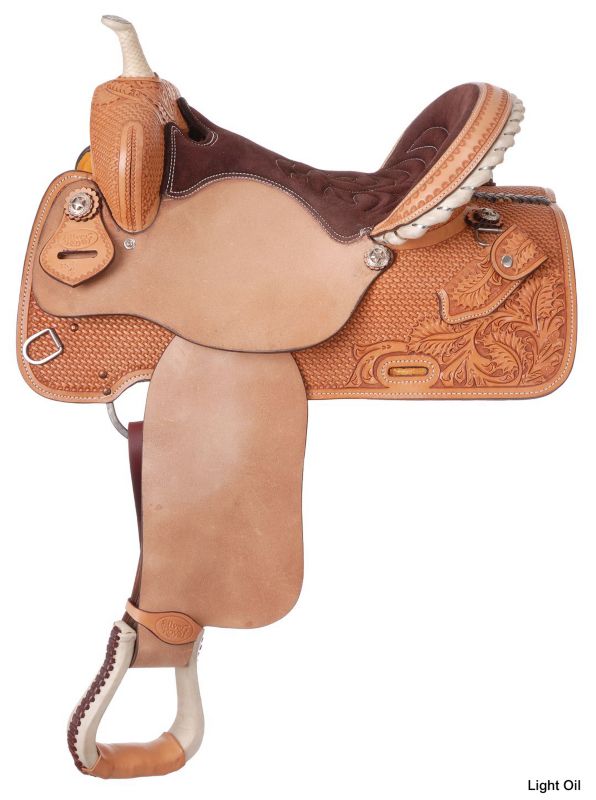 Silver Royal Liberty Barrel Saddle
