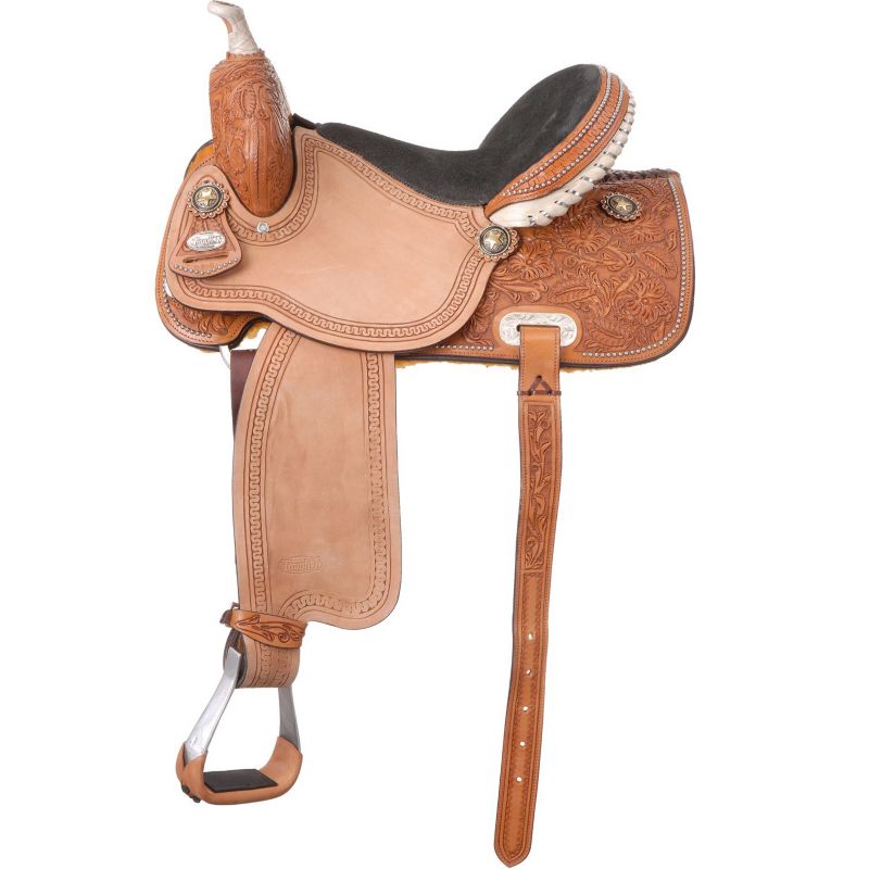 Silver Royal Randall Barrel Saddle