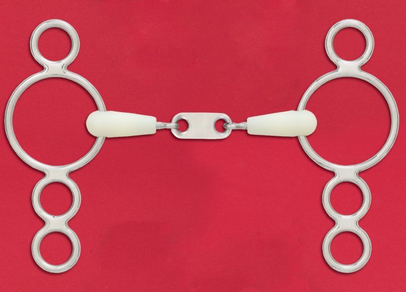 Happy Mouth 3 Ring French Mouth Gag Bit