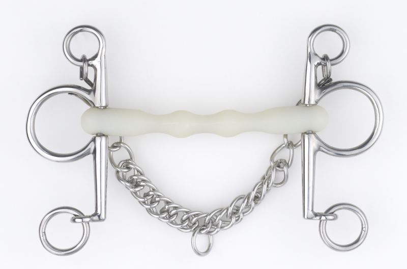 Happy Mouth Pelham Bit w/Shaped Mouth