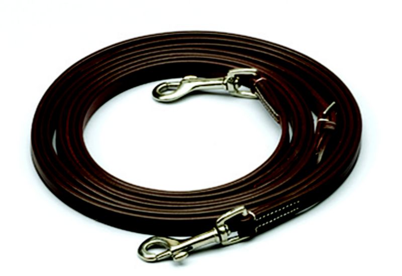 Ovation English Leather Breastplate Draw Reins