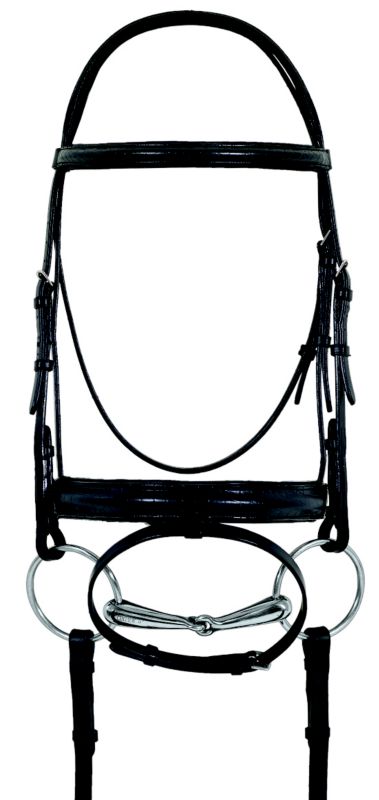 Ovation Europa Crocodile Dressage Bridle