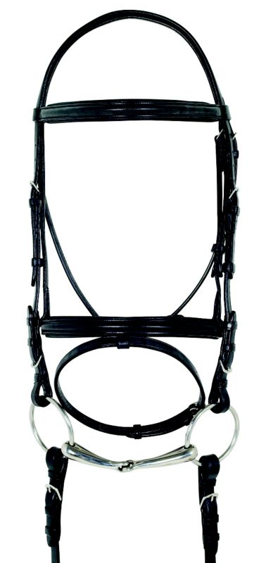 Ovation Italian Leather Arabian Padded Bridle
