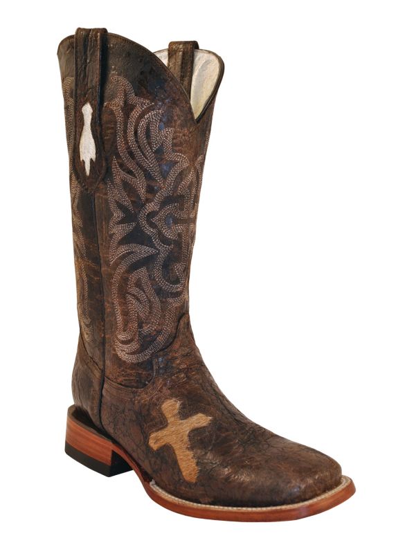 Ferrini Ladies Cowhide Cross Vamp Boots