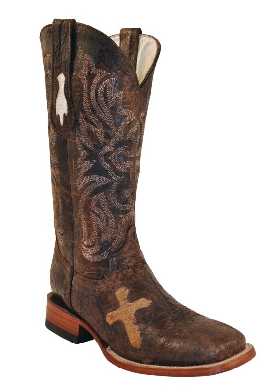 Ferrini Mens Cowhide Cross Vamp Boots