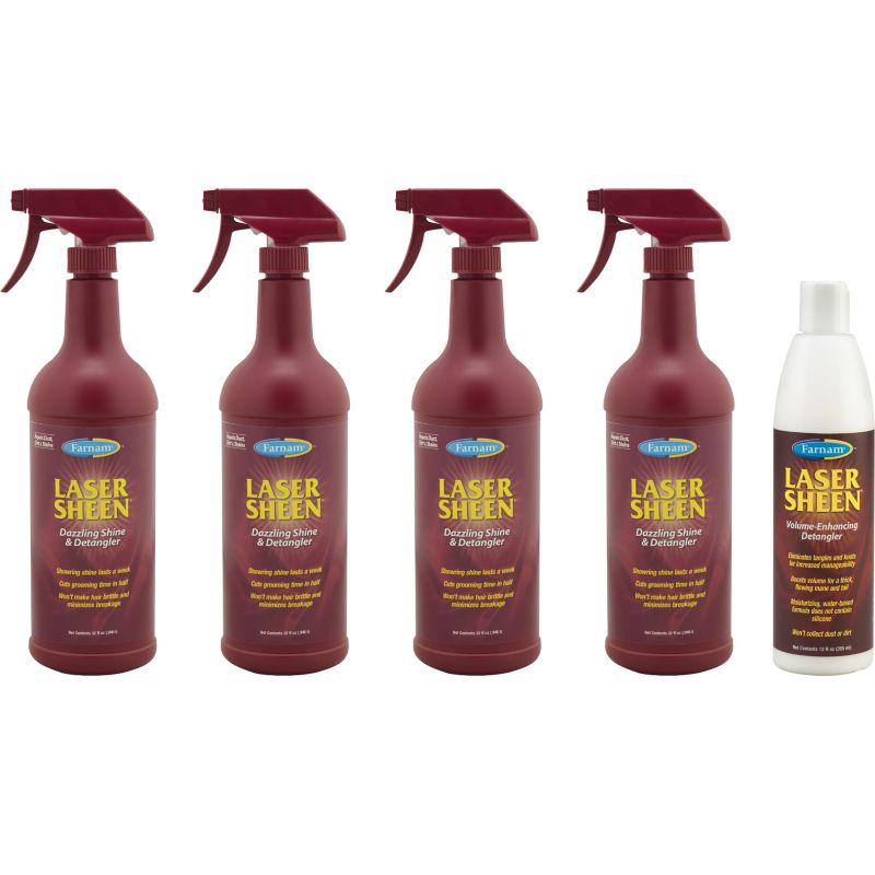 Farnam Laser Sheen 4 Quarts w/Free Detangler