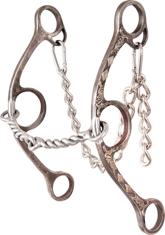 Sherry Cervi Diamond Twisted Long Gag Bit