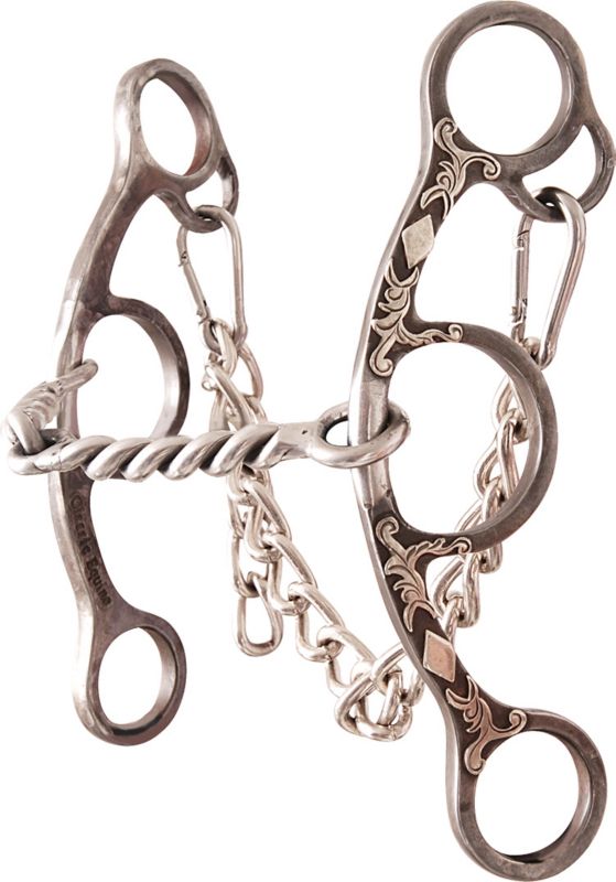 Sherry Cervi Diamond Twisted Short Gag Bit