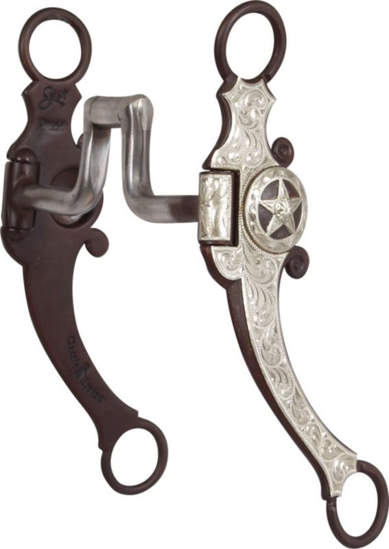 Classic Equine High SQ Port Silver Star Shank Bit