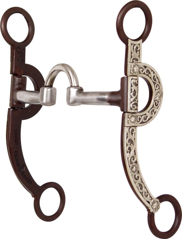 Classic Equine Correction Flower Long Shank Bit