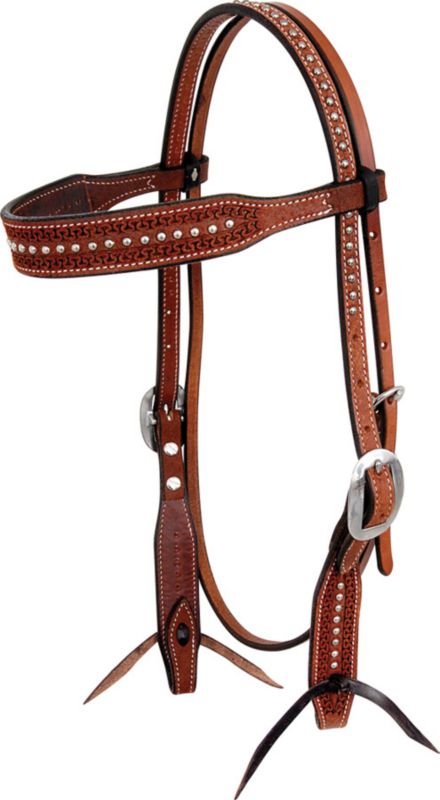 Martin San Carlos Antique Dot Browband Headstall