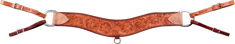 Martin Wyoming Flower Steer Roper Breast Collar