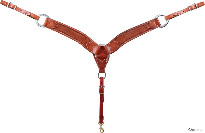 Martin Rope Border Breast Collar 2 3/4in