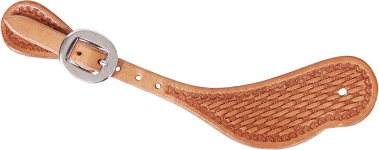 Martin Basket Stamp Youth Cowboy Spur Straps