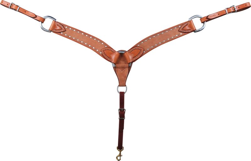 Martin Pewter Dots Breast Collar 2 3/4in