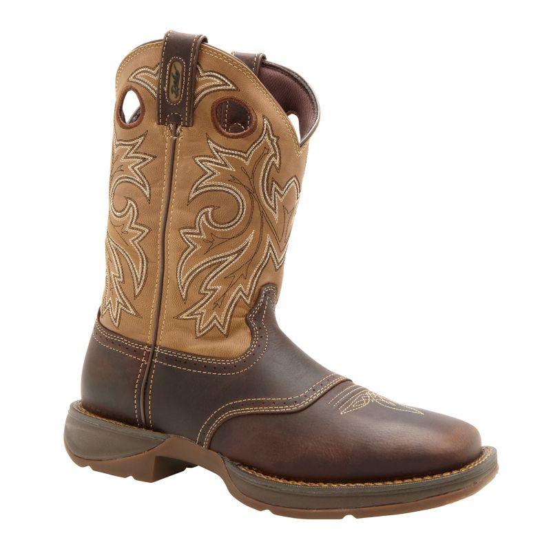 Durango Mens Rebel Saddle Up Tan Boots