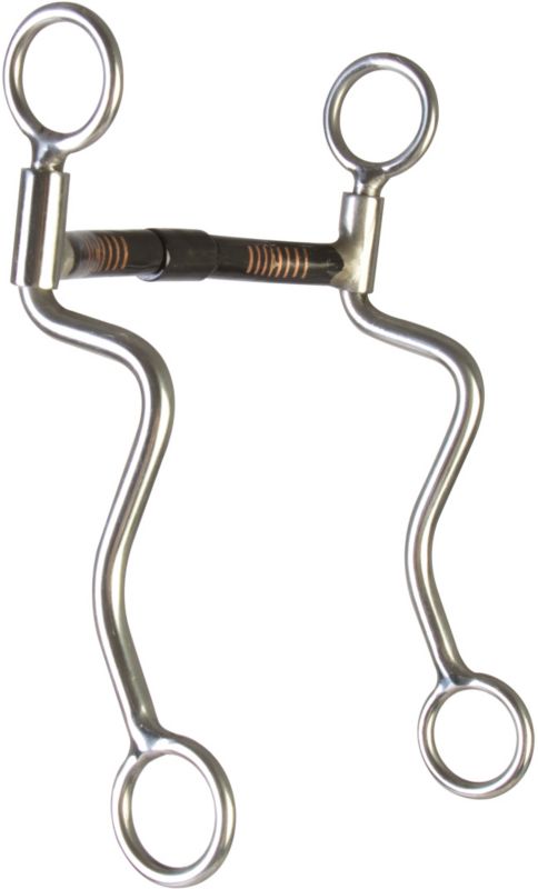 Western SS Mullen Roller S-Shank Bit