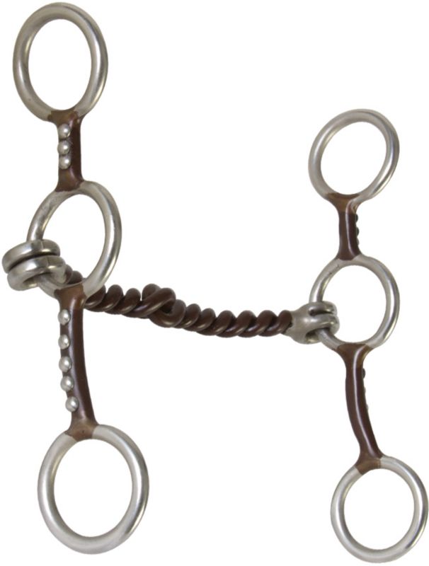 Westen SS Dot Twisted Wire Short Gag Bit
