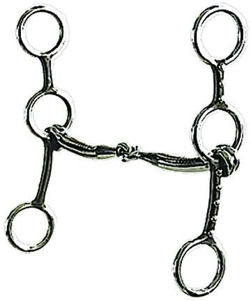 Westen SS Dot Snaffle Short Gag Bit