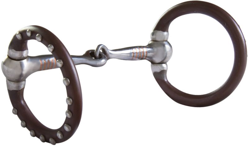 Westen AT Dot Snaffle Pony O-Ring Bit