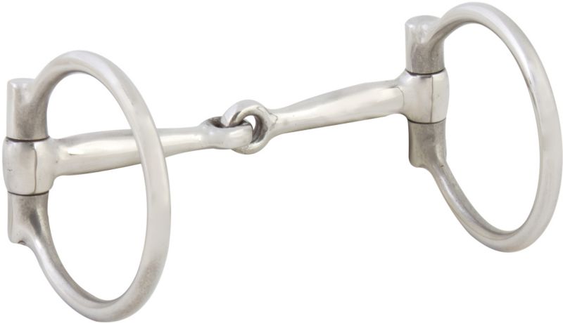 Western SS Snaffle D-Ring Bit