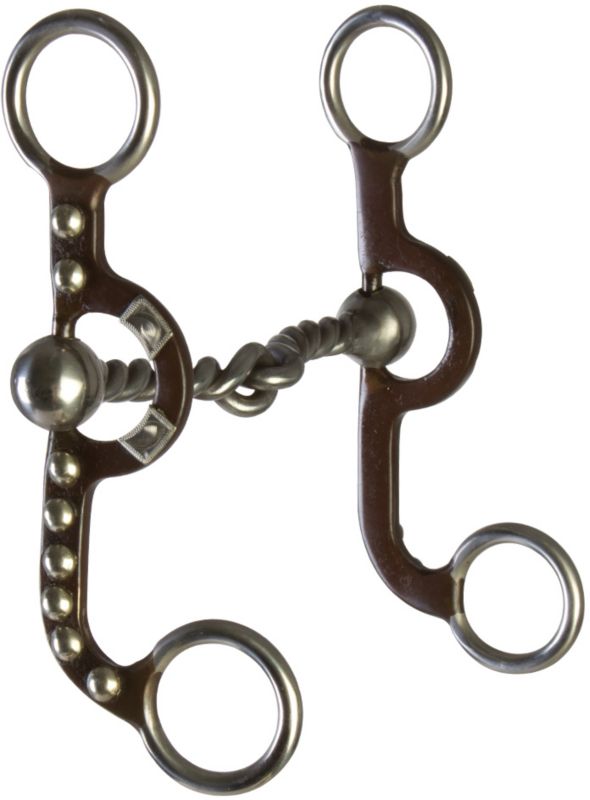 Western AT Silver Dot Twisted Argentine Bit