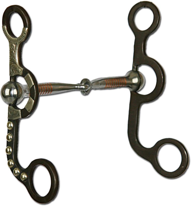 Western AT Silver Bar Snaffle Argentine Bit
