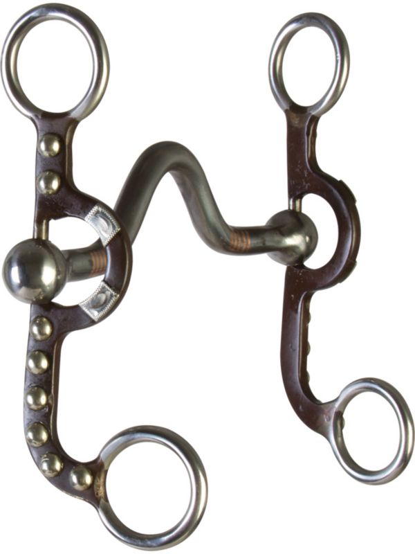 Western AT Silver Dot Med Port Argentine Bit