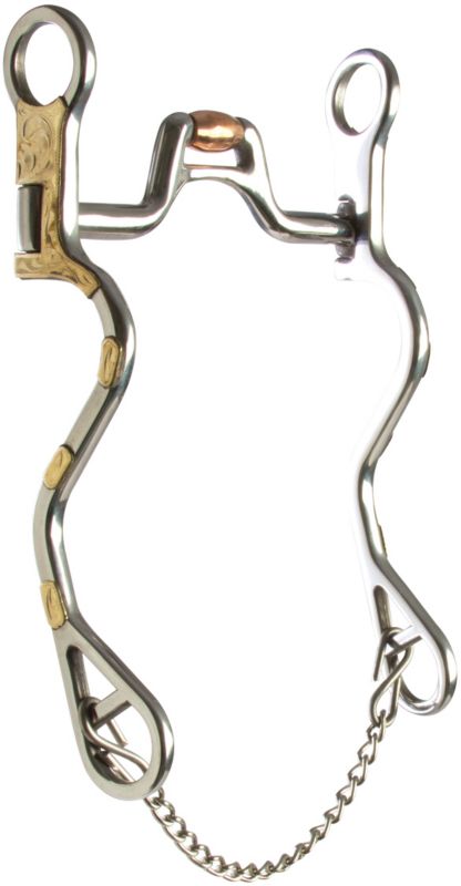 Western SS Overlay Square Port S-Shank Bit