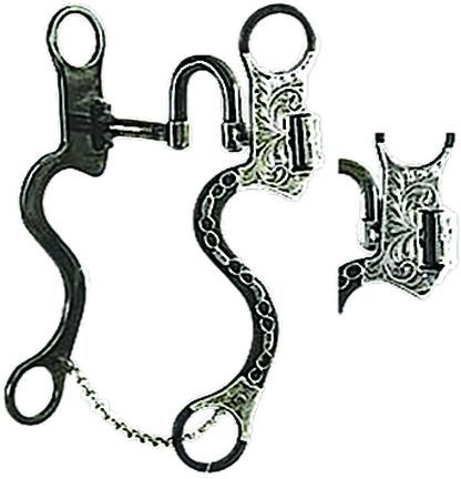Western AT Silver Chain Correction S-Shank Bit