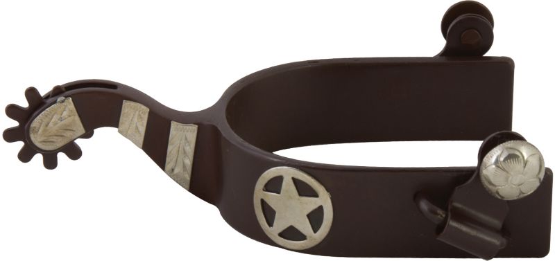 Western AT Circle Star 9pt Mens Spurs