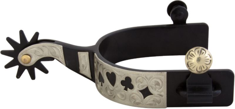 Western BS Poker 10pt Ladies Spurs