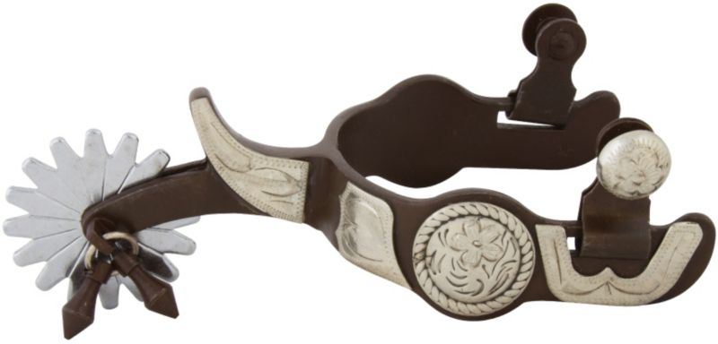Western AT Concho 16pt Mens Jingle Bob Spurs