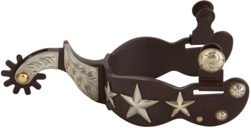 Western AT Silver Star 10pt Mens Spurs
