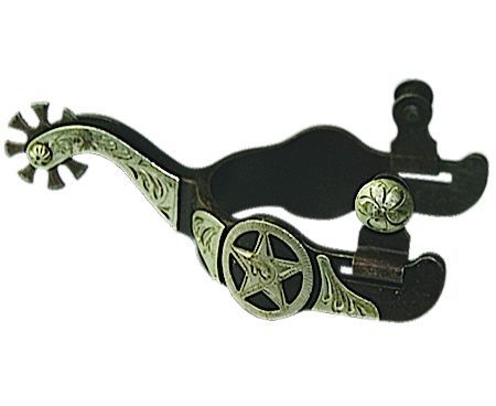 Western AT Circle Star 8pt Mens Spurs