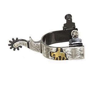 Western BS Pleasure Horse 10pt Mens Spurs
