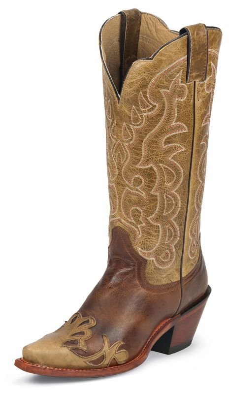 Justin Ladies Mocha Vintage Fashion Boots