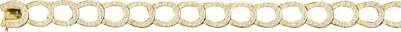 Kelly Herd 14K Gold Diamond Horseshoe Bracelet
