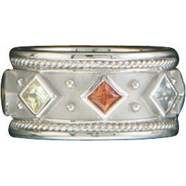 Kelly Herd Silver Multi Stone Ring