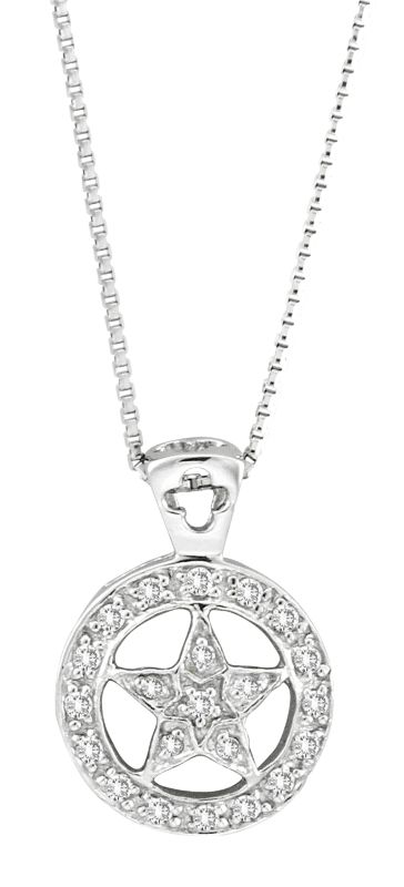 Kelly Herd 14K White Gold Star Pendant