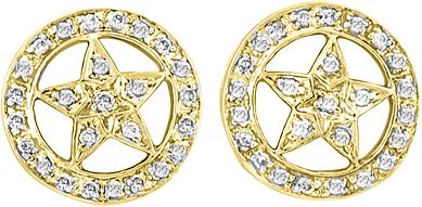 Kelly Herd 14K Gold Dazzling Star Earrings