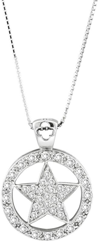 Kelly Herd 14K White Gold Dazzling Star Pendant