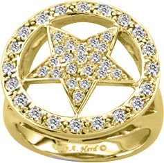 Kelly Herd 14K Gold Dazzling Star Ring
