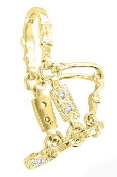 Kelly Herd 14K Gold Halter Pendant