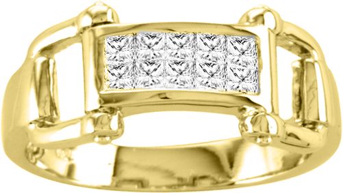 Kelly Herd 14K Gold Bling Bit Ring