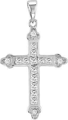 Kelly Herd 14K White Gold Diamond Cross Necklace