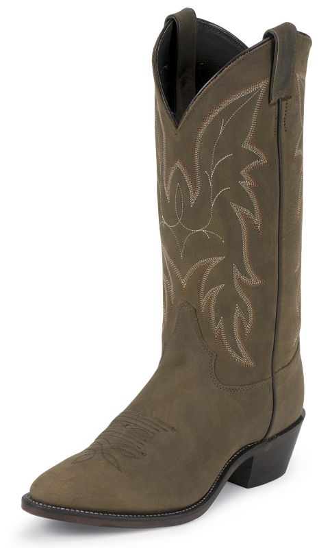 Justin Mens Round Toe 13in Bay Western Boot
