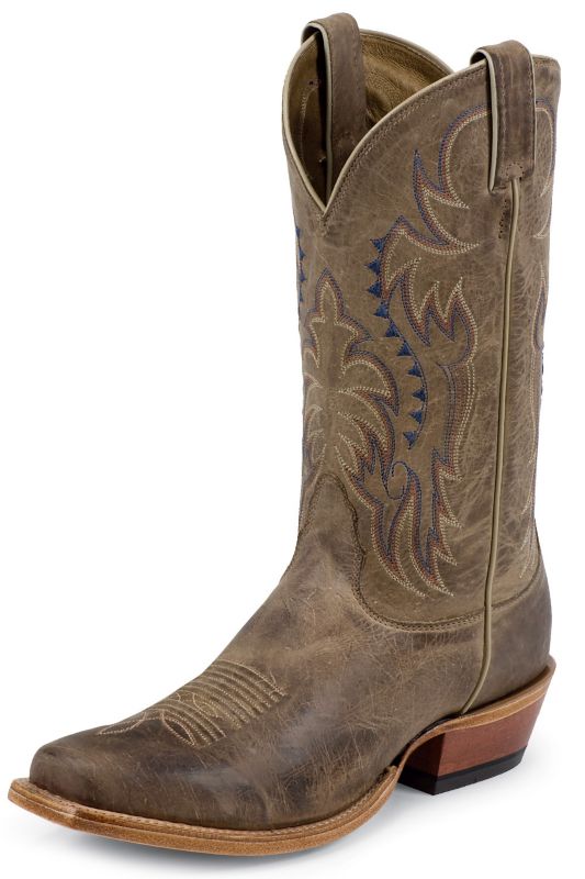 Nocona Mens Legacy Square Toe 12in Tan Boot