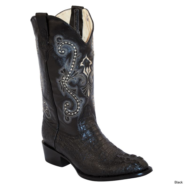Ferrini Mens Print Caiman Croc RToe Boot